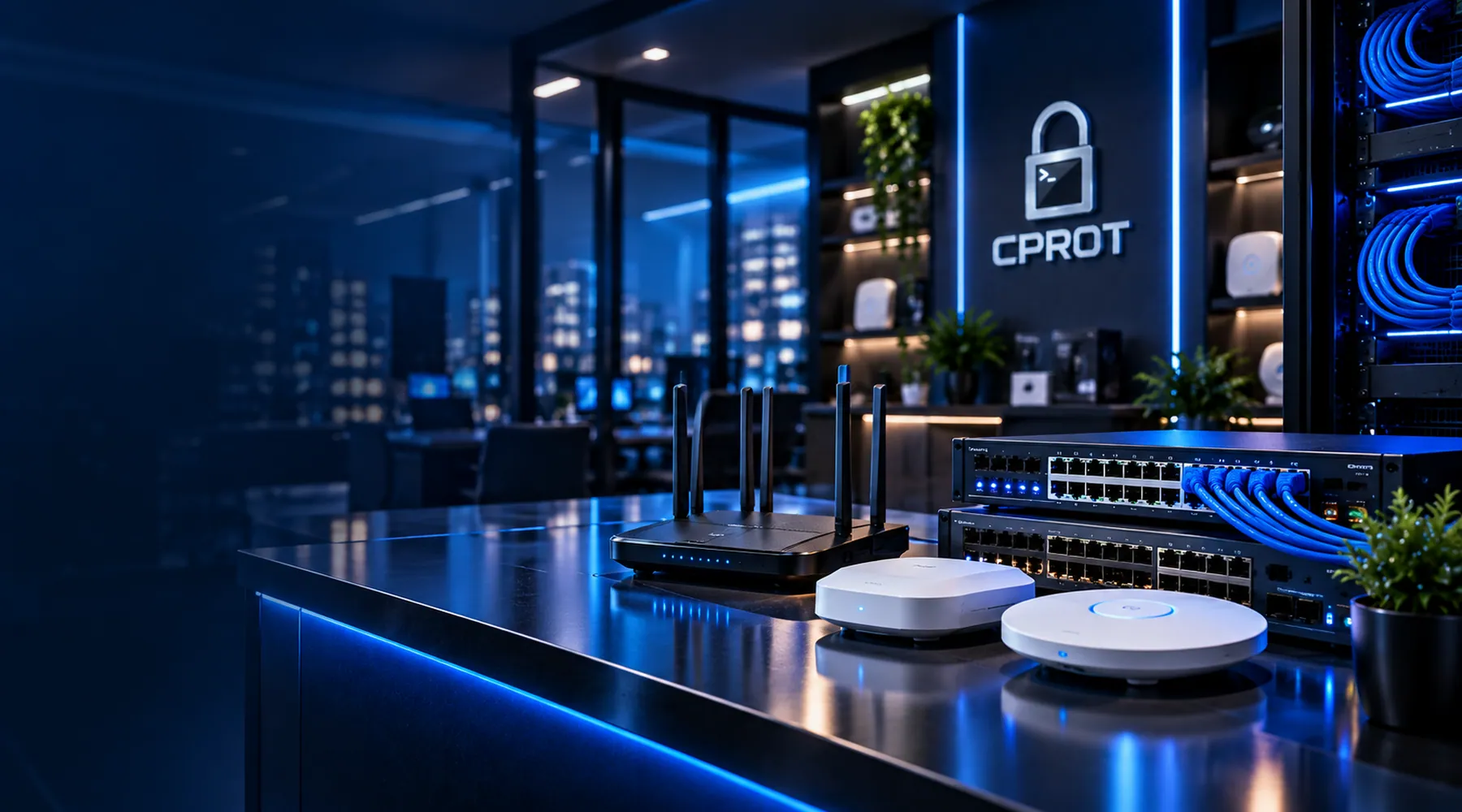 Routers, switches y conectividad para negocios